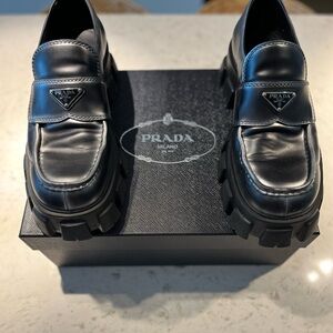 Prada chunky Loafers size 10
